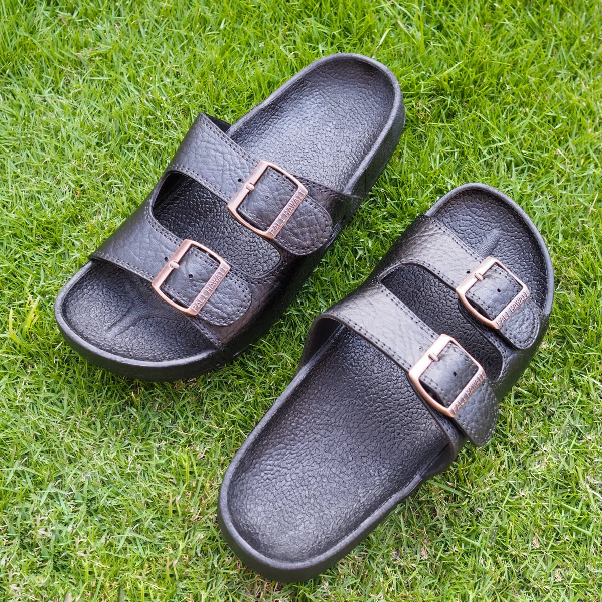 Black buckle jandals® - pali hawaii jesus sandals