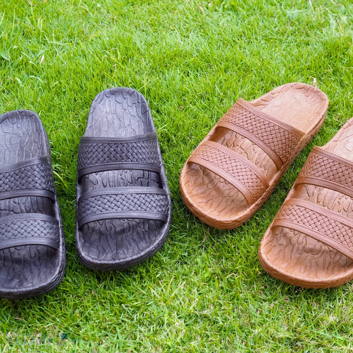 Black jon jandals® - pali hawaii jesus sandals