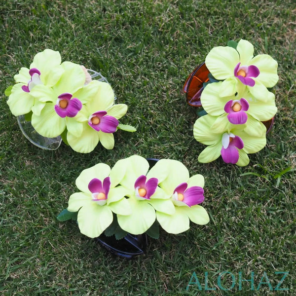 Buy White Orchid Flower Hair Piece Floral Hair Pin Tropical Flower Hair  Clip Beach Wedding Hair Comb Hawaiian Headpiece Online in India - Etsy