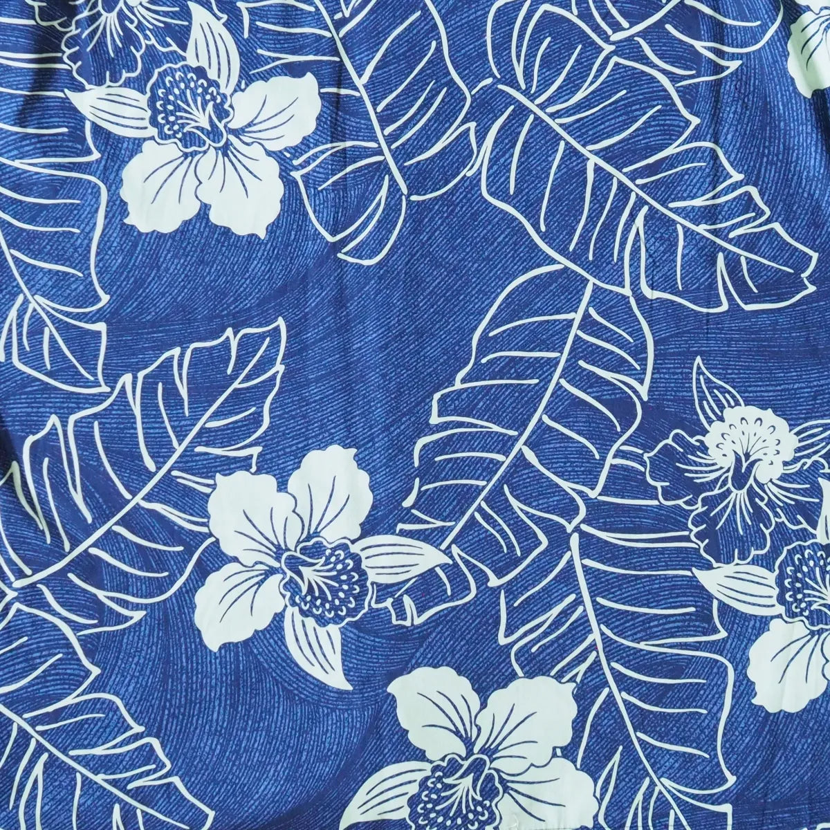 Ka’anapali blue hawaiian cotton shirt