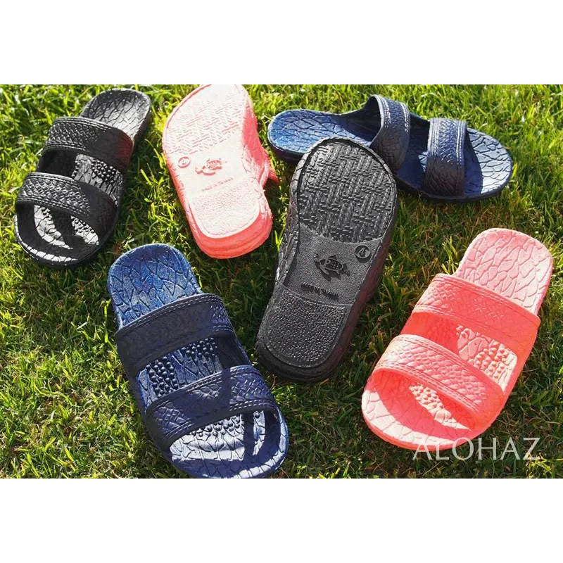 Kids black classic jandals® - pali hawaii jesus sandals