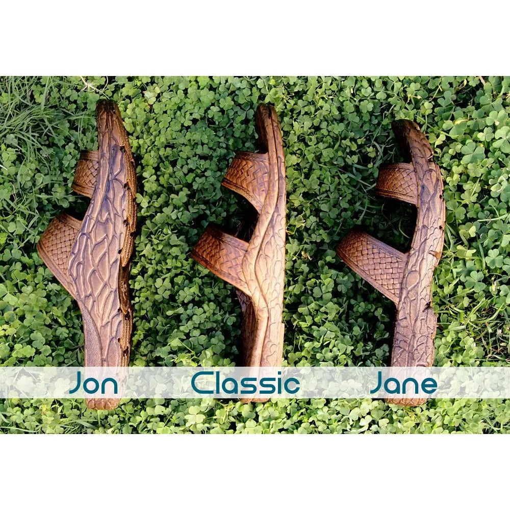 Light brown classic jandals® - pali hawaii jesus sandals